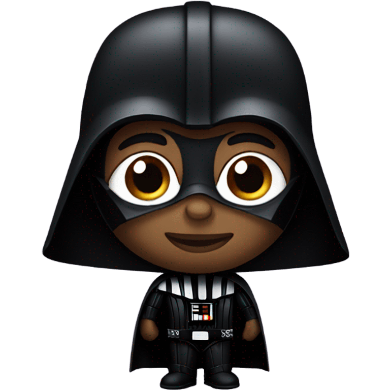 Me wearing Darth Vader costume emoji