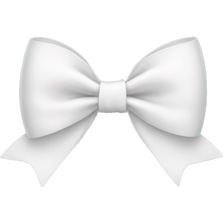 White bow emoji