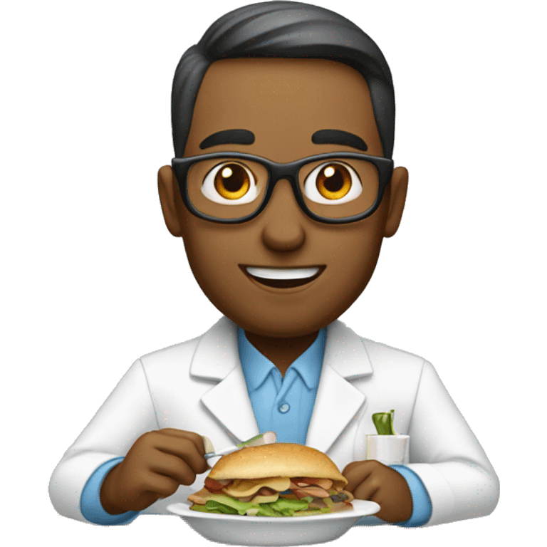 anesthsiologist having lunch emoji