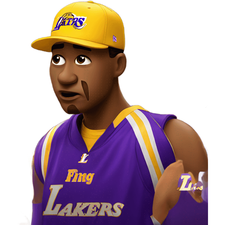 Lakers fans crying  emoji