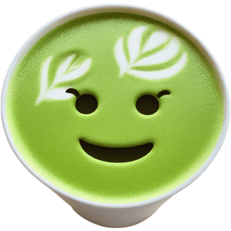 Matcha latte  emoji