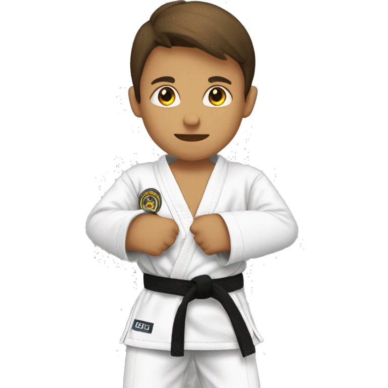 children stoping bullying using jiu-jitsu  emoji