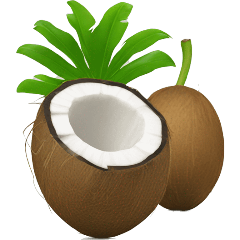 Mauritius with coconut  emoji