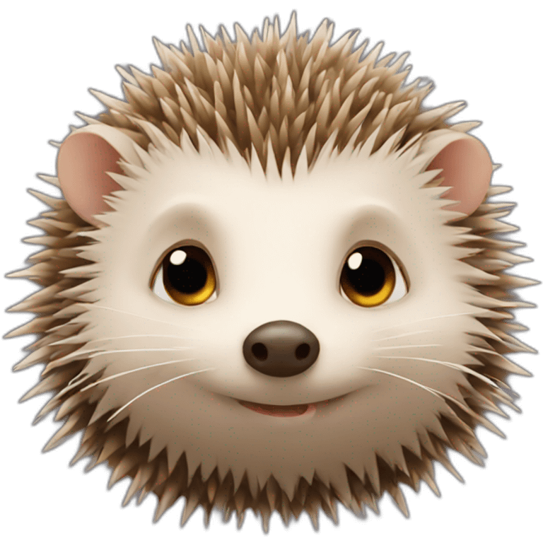 hedgehog loves emoji