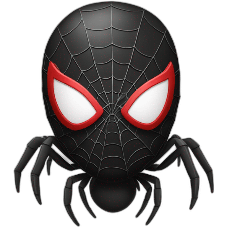 Spider-Man black emoji