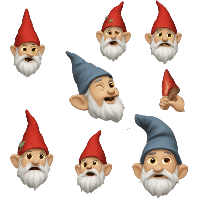 Drunk gnome emoji