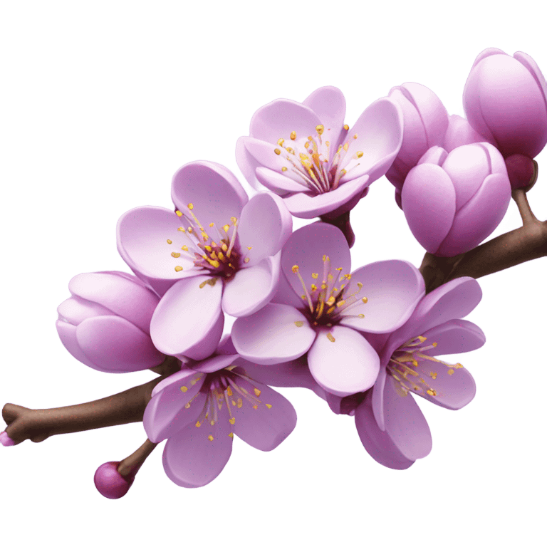 Cherry blossom in purple  emoji