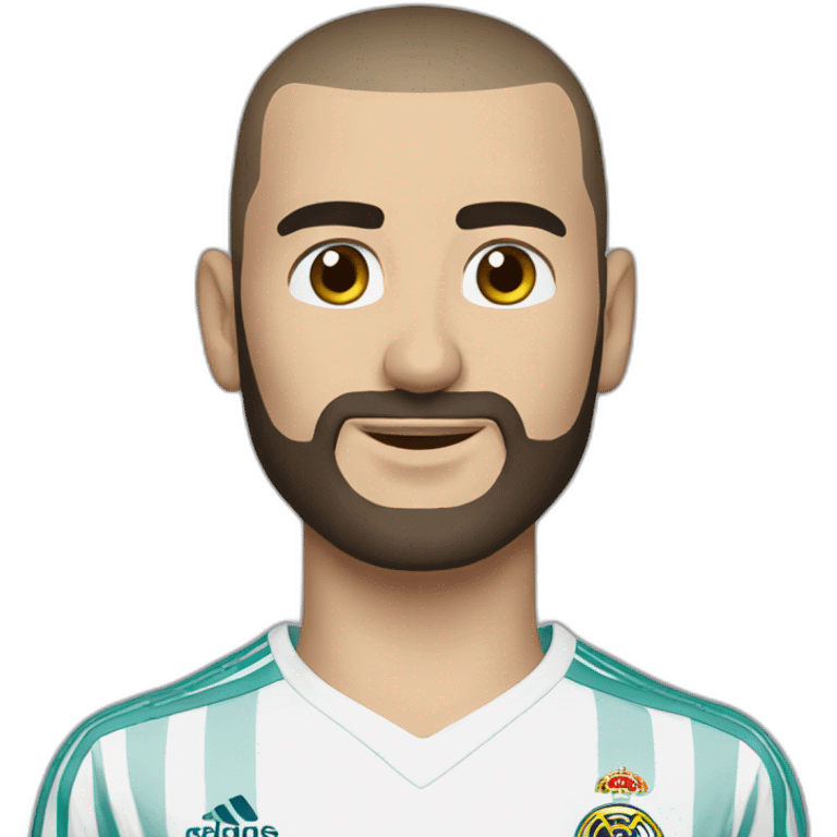 Benzema réalistic emoji