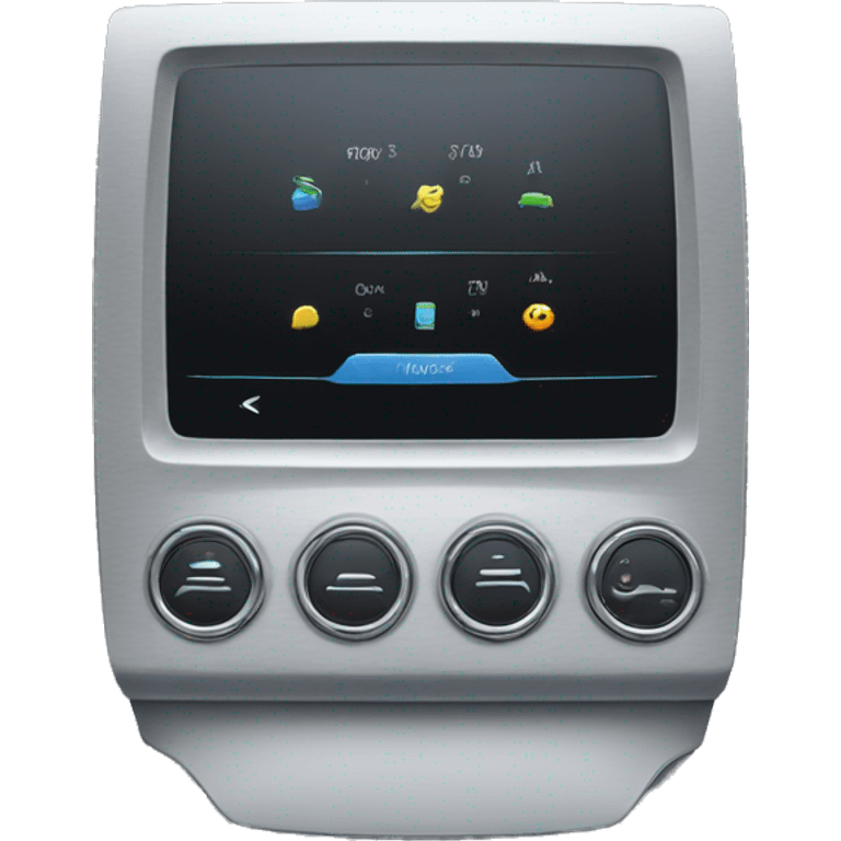 mercedes car head unit emoji