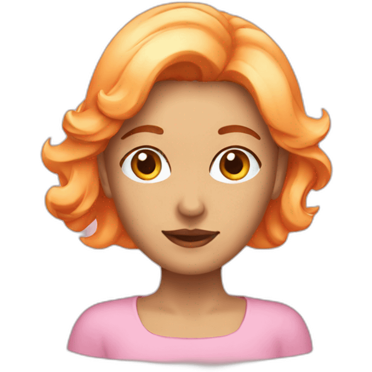 woman peach emoji