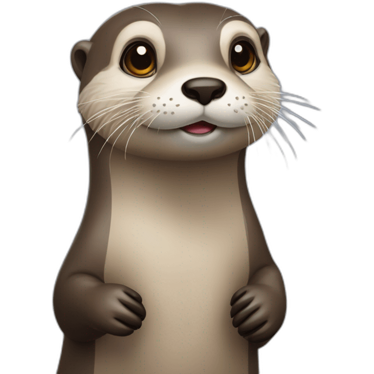 Loutre sur toutue emoji