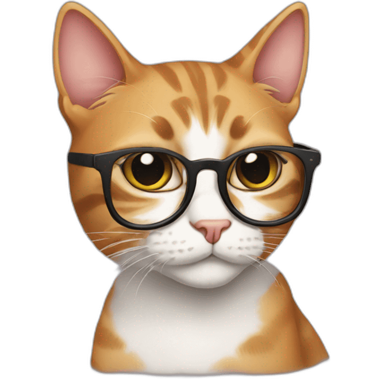 hipster cat emoji