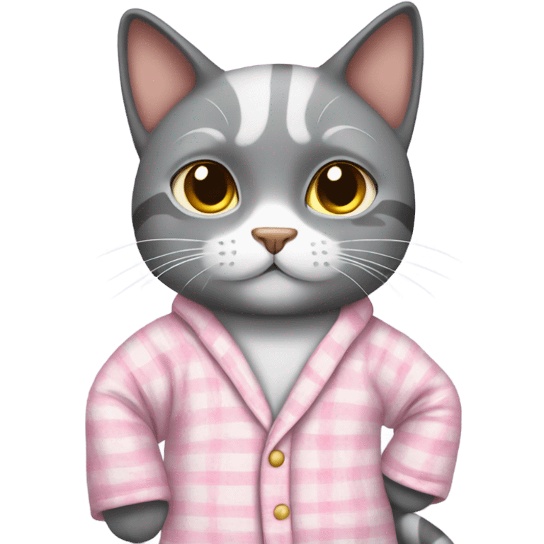 Cat in pyjamas  emoji