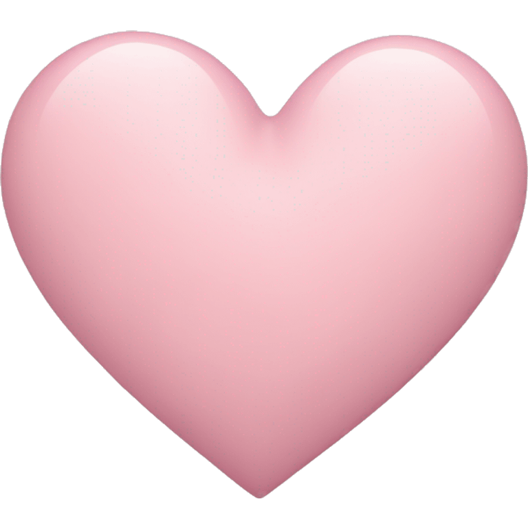 Pastel pink heart emoji