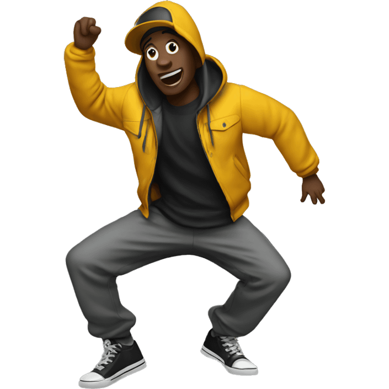 hip-hop dance emoji