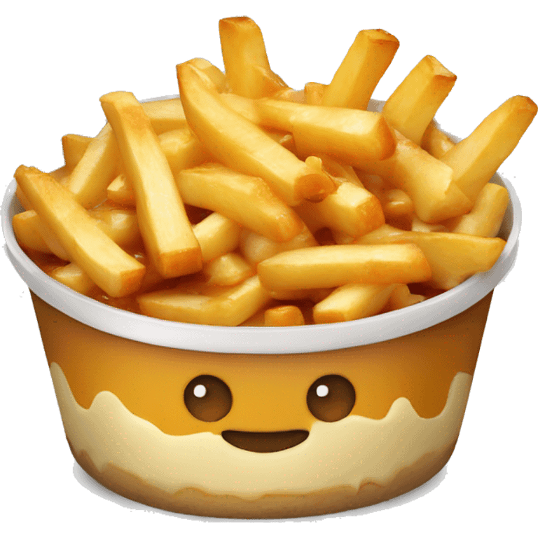 Poutine qui mange des pate emoji