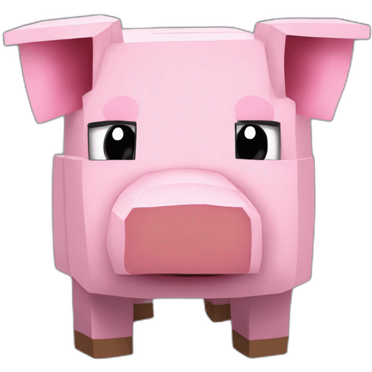 minecraft pig emoji