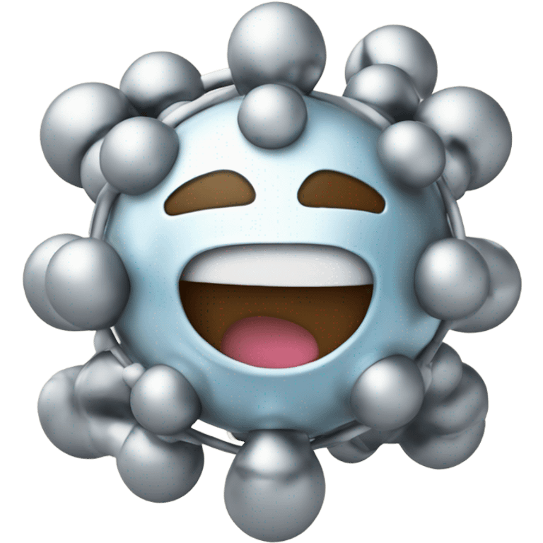 photorealistic einsteinium smile emoji