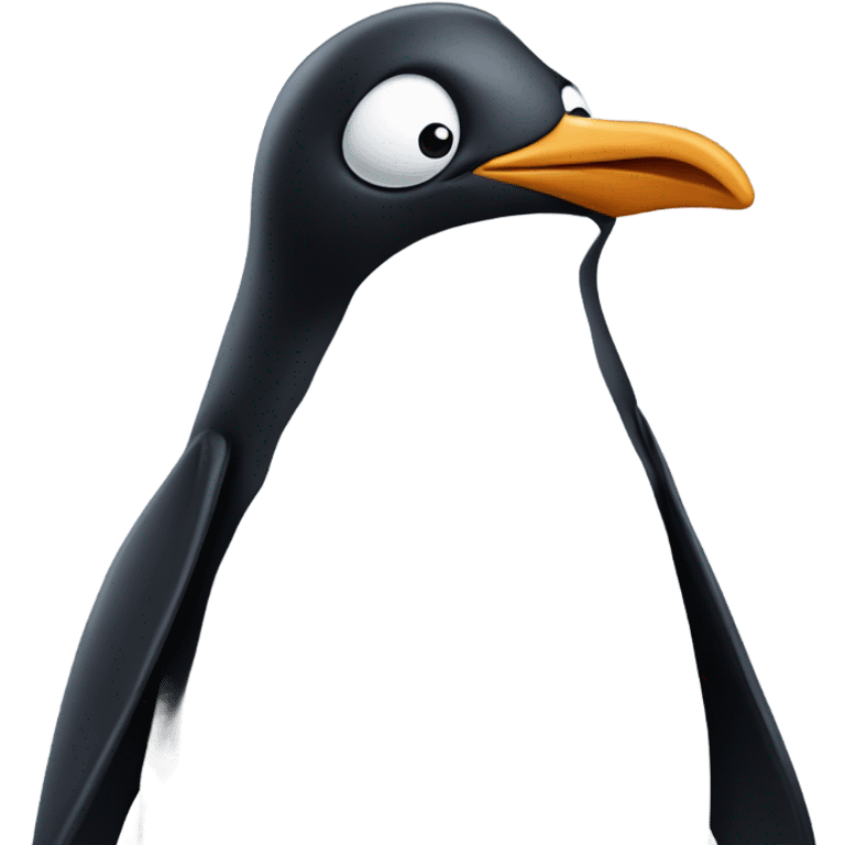 Penguin with the flu  emoji