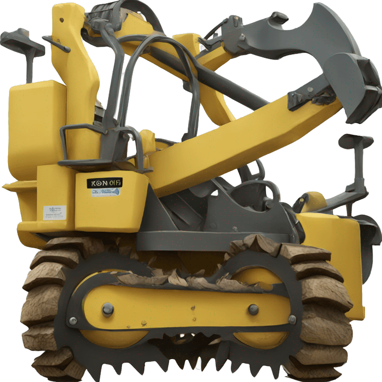 wood skidder machine emoji