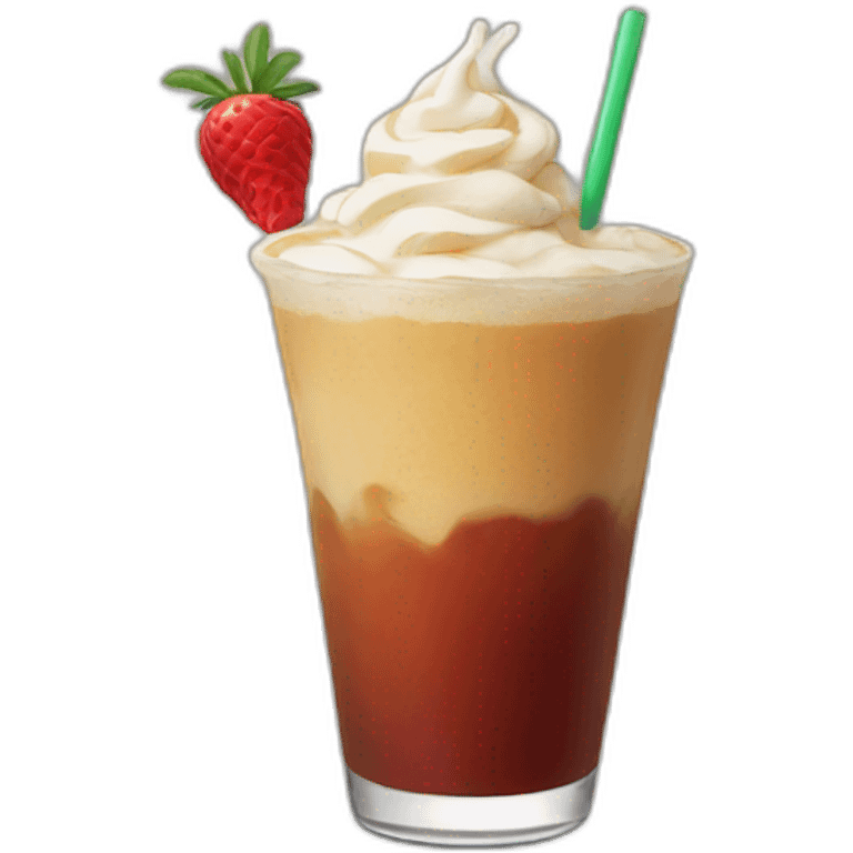 Red bull whiskey frappe emoji