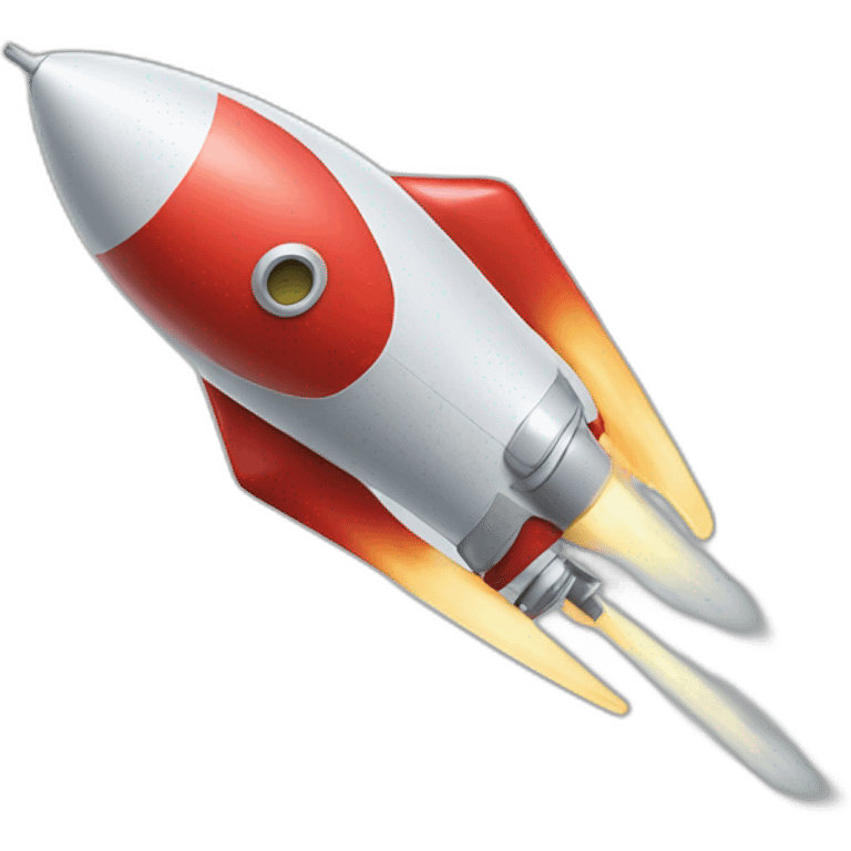 apple brand rocket emoji