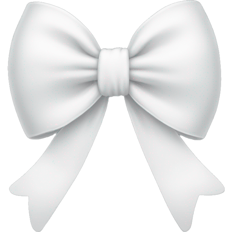 White bow  emoji