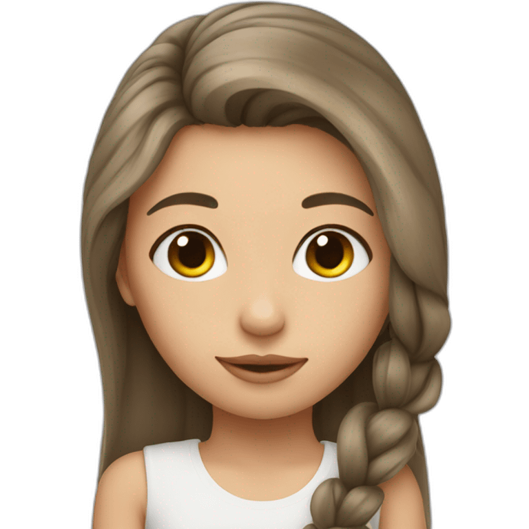 girl with gyat emoji