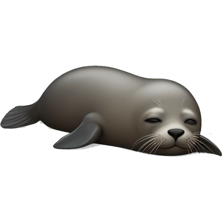 fur seal sleeping emoji