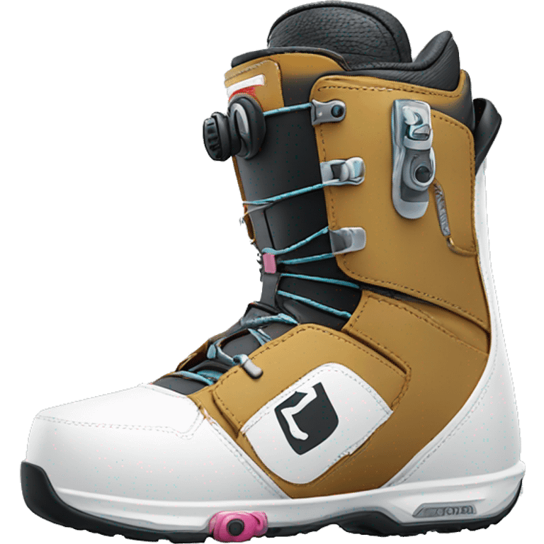 snowboarding boot, burton, boa emoji