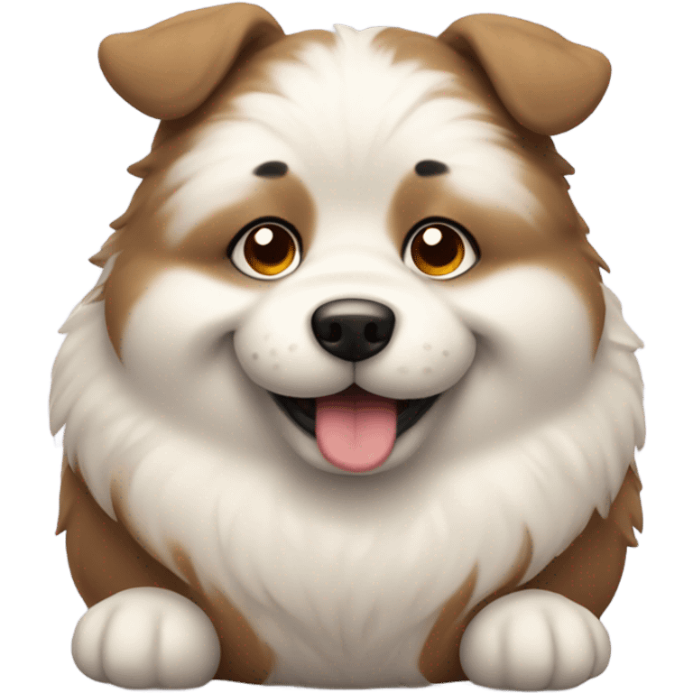 Fat dog emoji