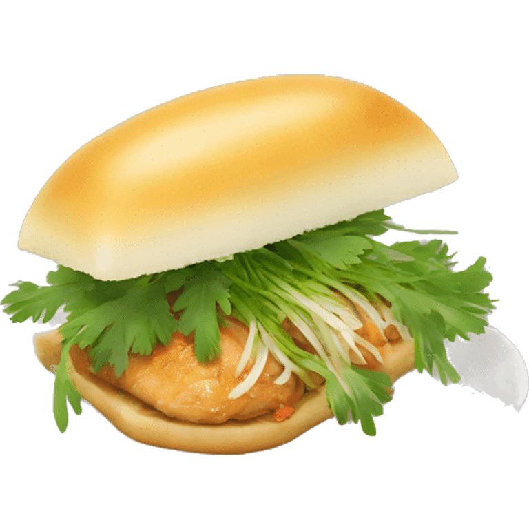 banh chicken coriander mi emoji