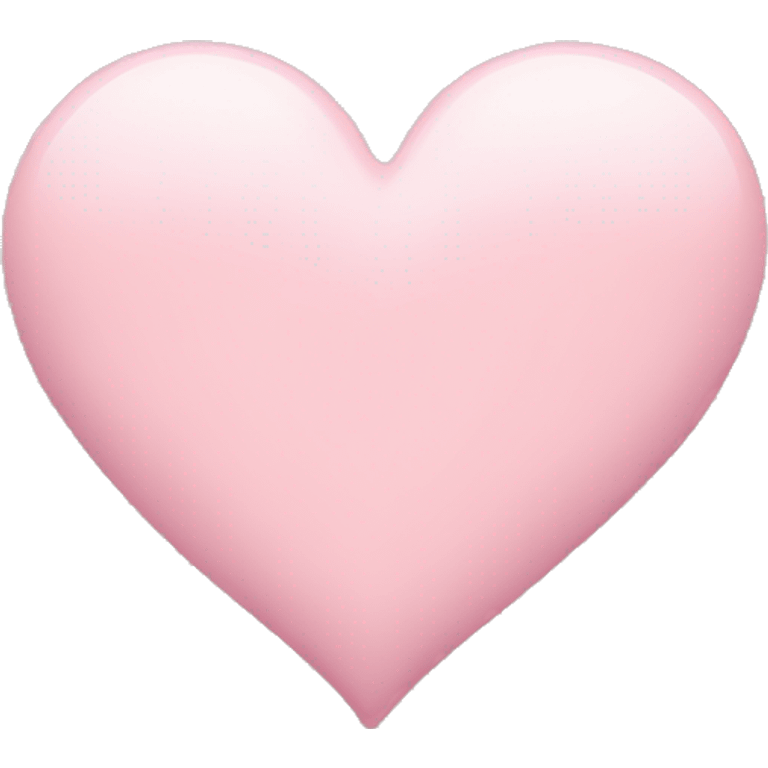 Light pink heart emoji