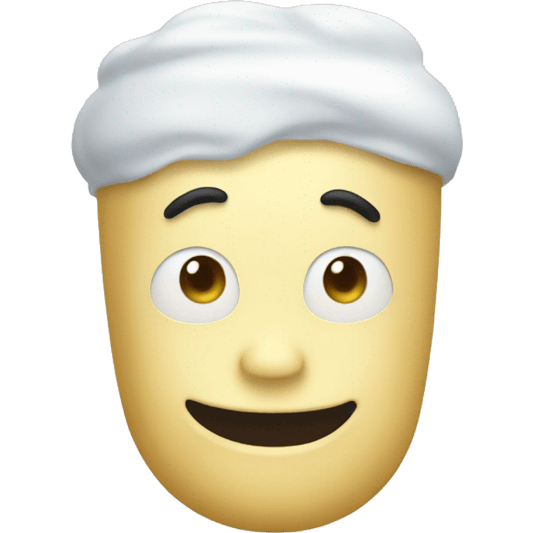 mayonnaise sans visage emoji