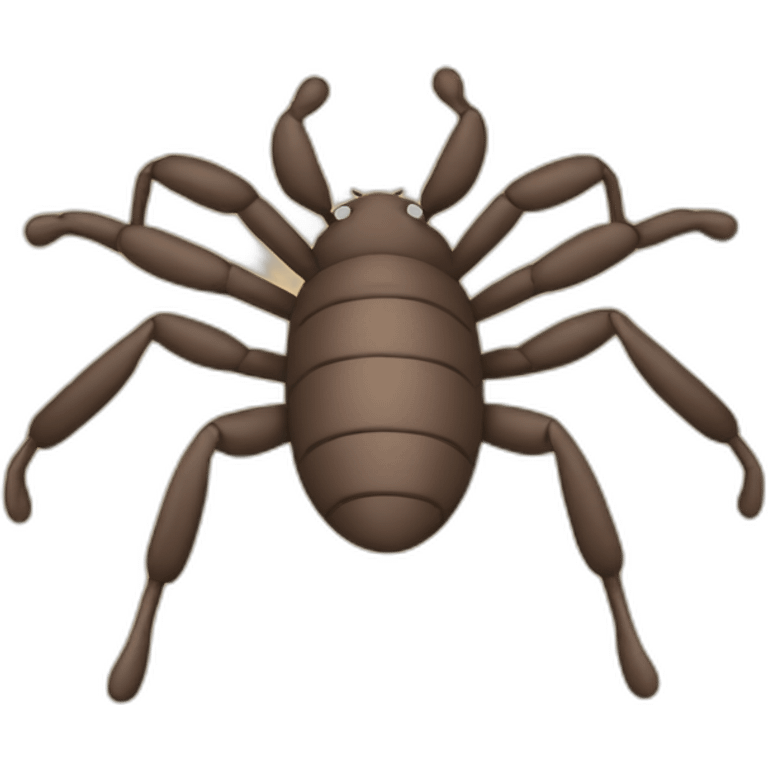 This emoji consists of a small, brownish worm-like insect with six legs and a segmented body, often found in wood. It symbolizes a wood-boring pest. emoji