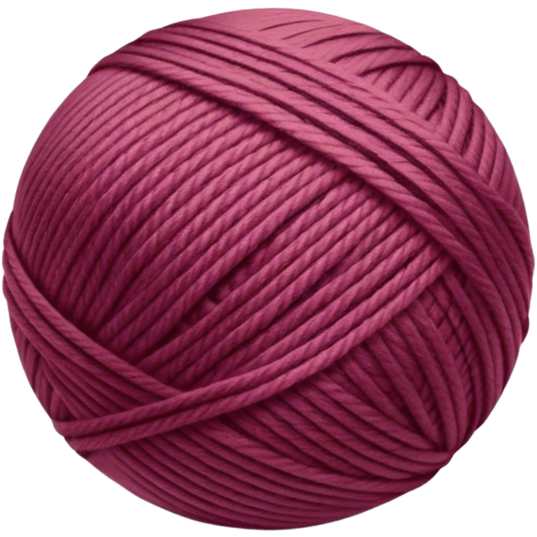 yarn ball light burgundy  emoji