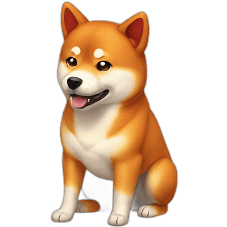 fire shiba inu emoji