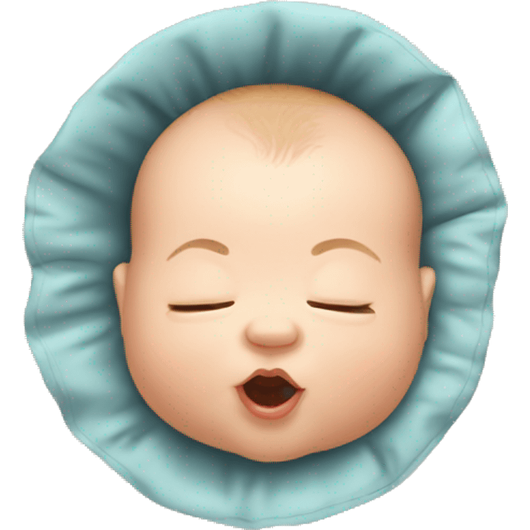 Fat baby upside down emoji