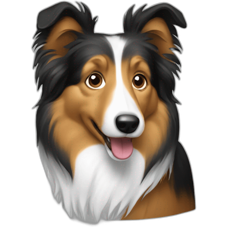 Sheltie dog emoji