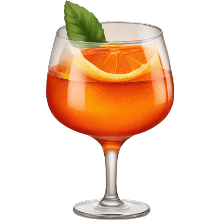 Hot aperol emoji