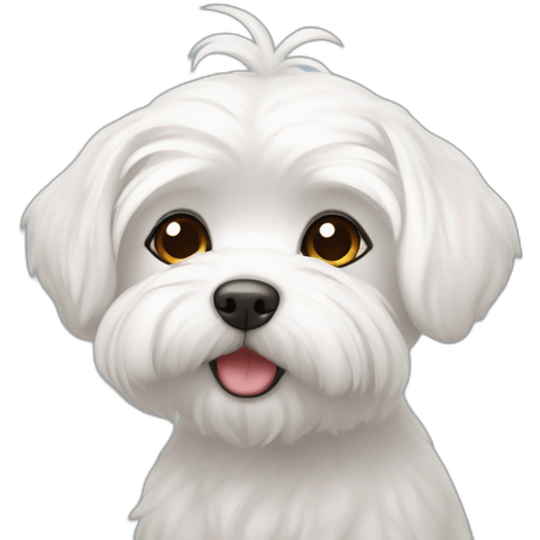 Cute Maltese emoji