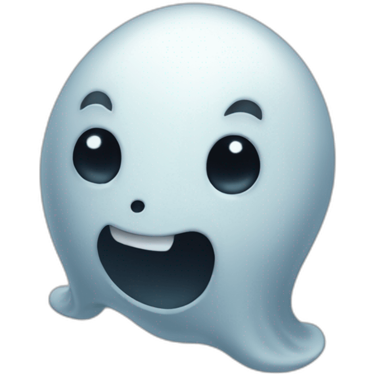 a funny little ghost emoji