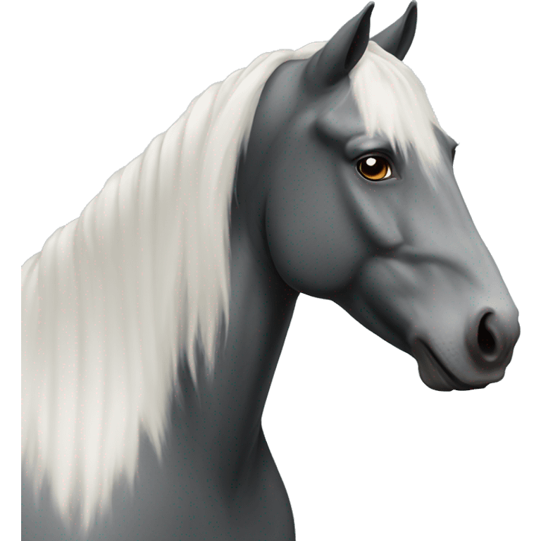 fresian horse emoji