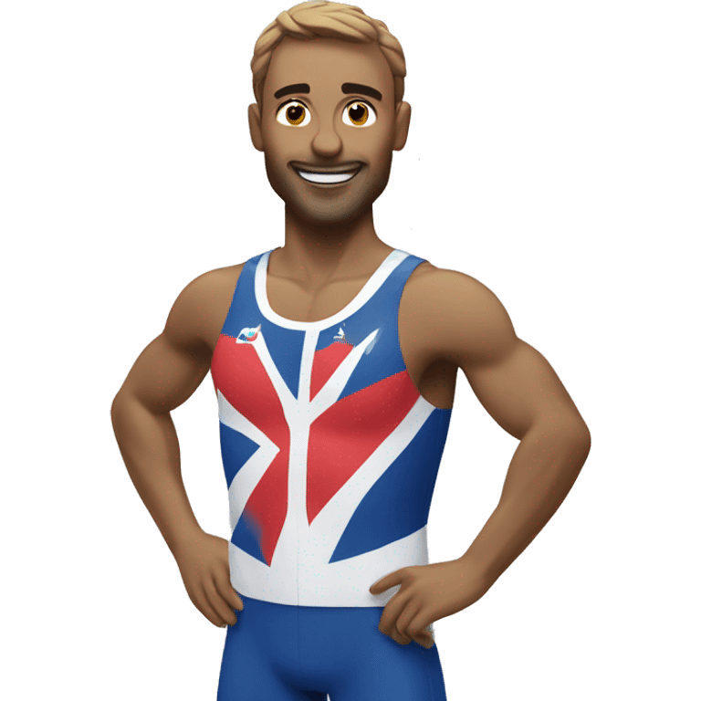 French athletic man Olympic Games  emoji