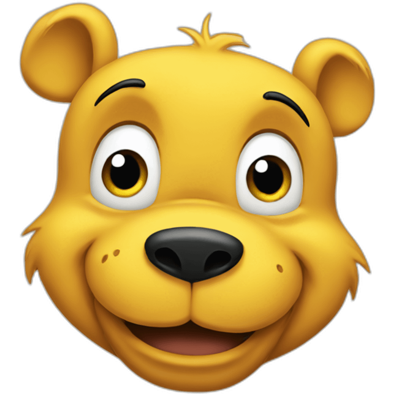 spooky winnie the pooh emoji