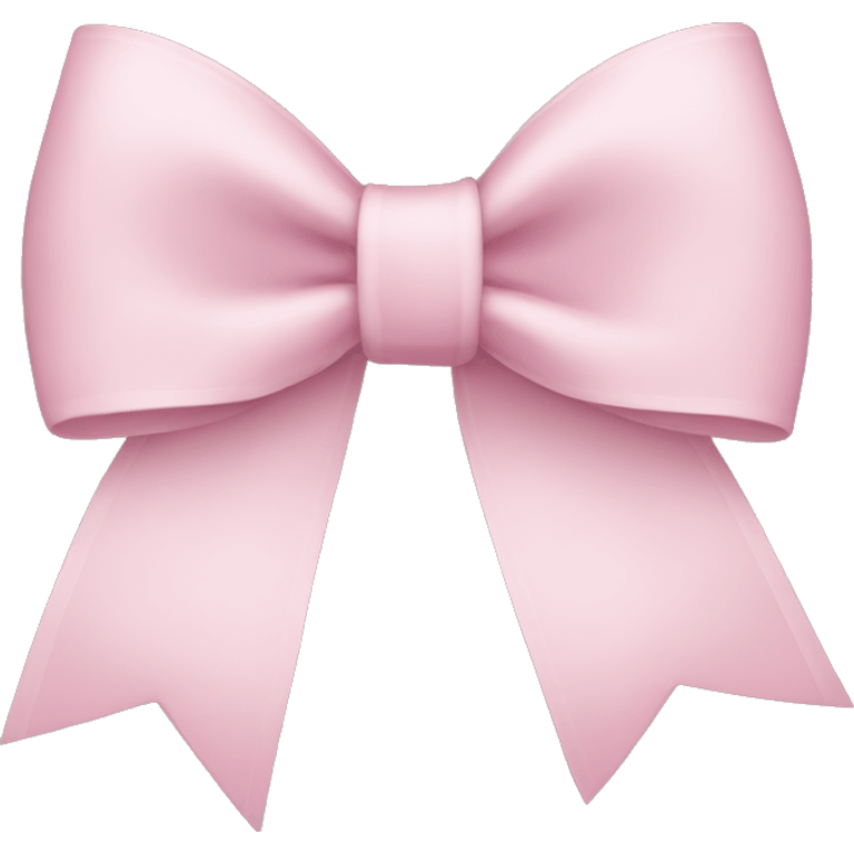 Light pink bow emoji