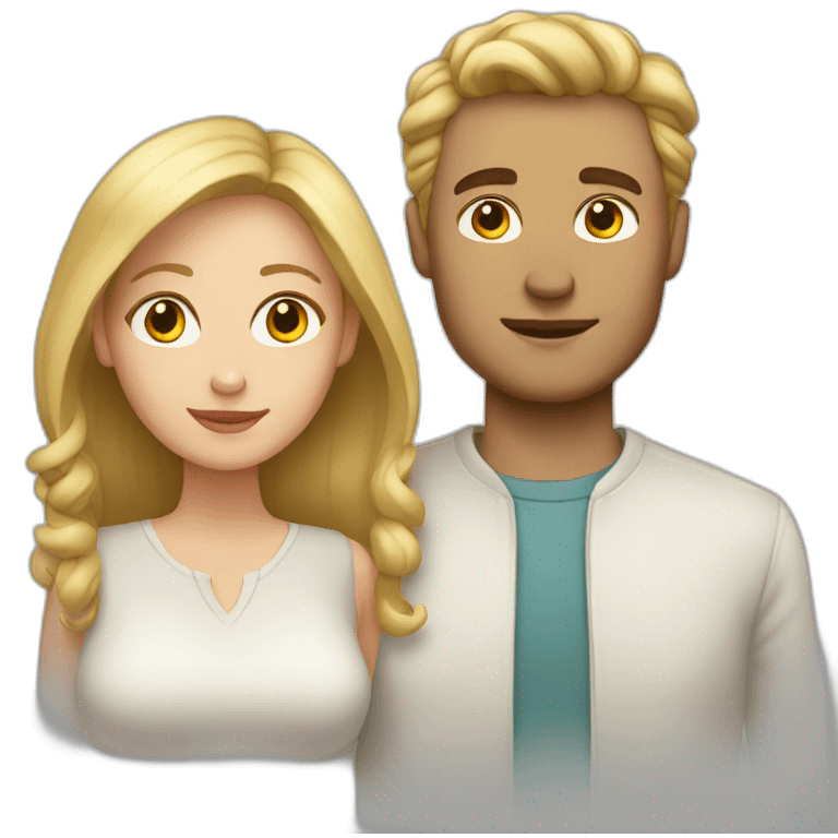 white people couple emoji