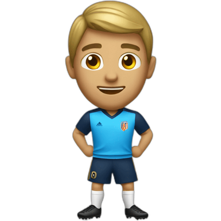 Ballon de foot en or emoji