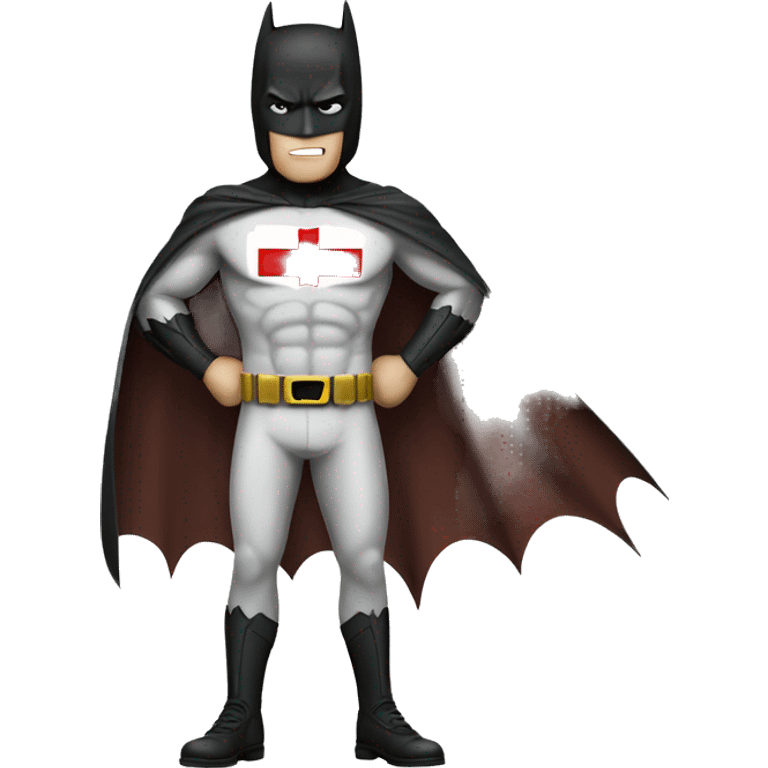 batman wearing england pants emoji