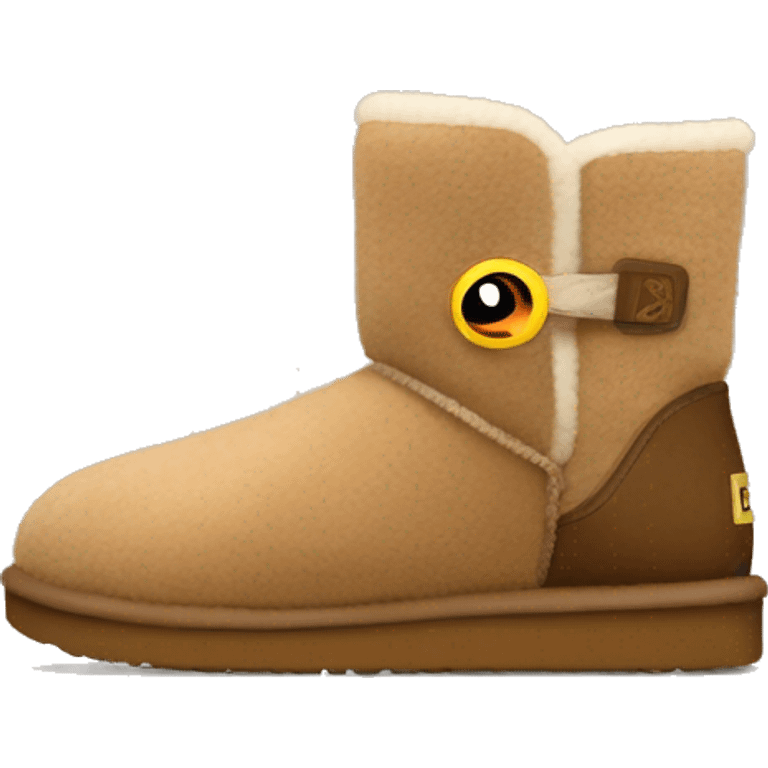 soft uggs light brown fuzzy emoji